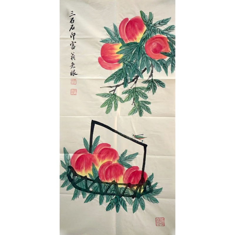 多寿图51956    齐白石（款）