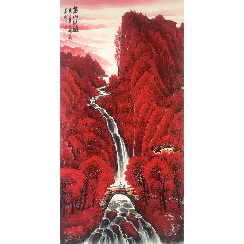 万山红遍 朱大明（款）51203