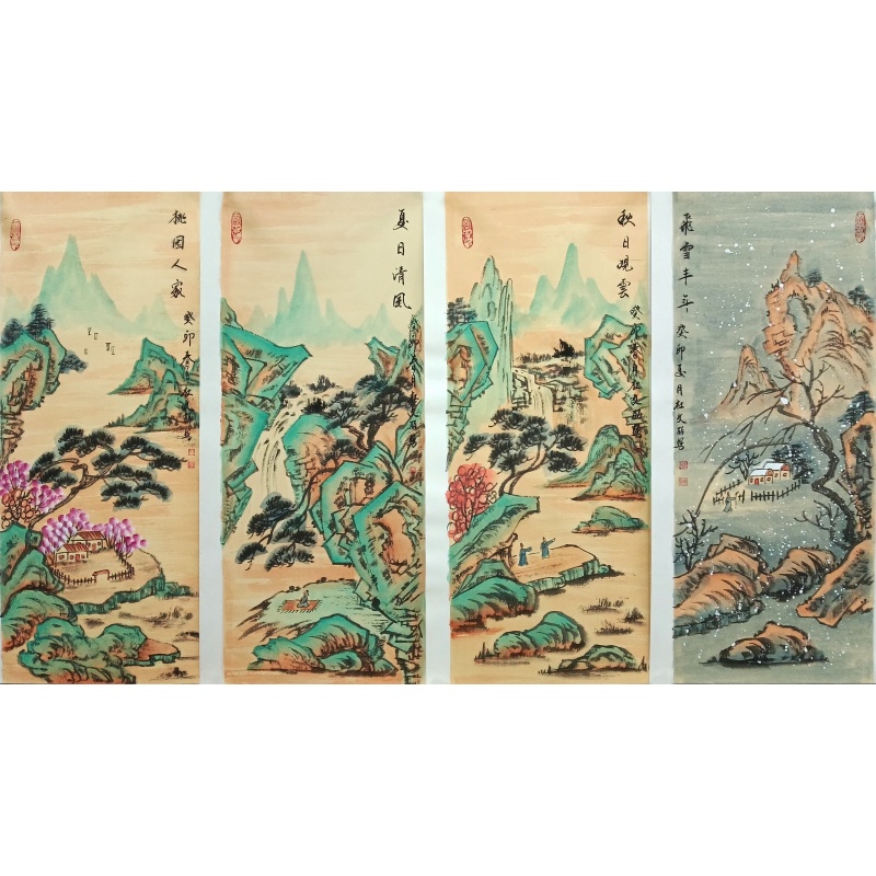 诗韵四季 杜梅(款）7263