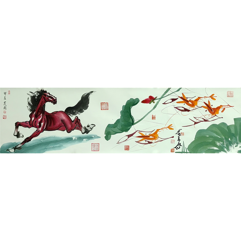 盛世典藏 张志强（款） 、曹玉君（款）等5位老师合作 7059