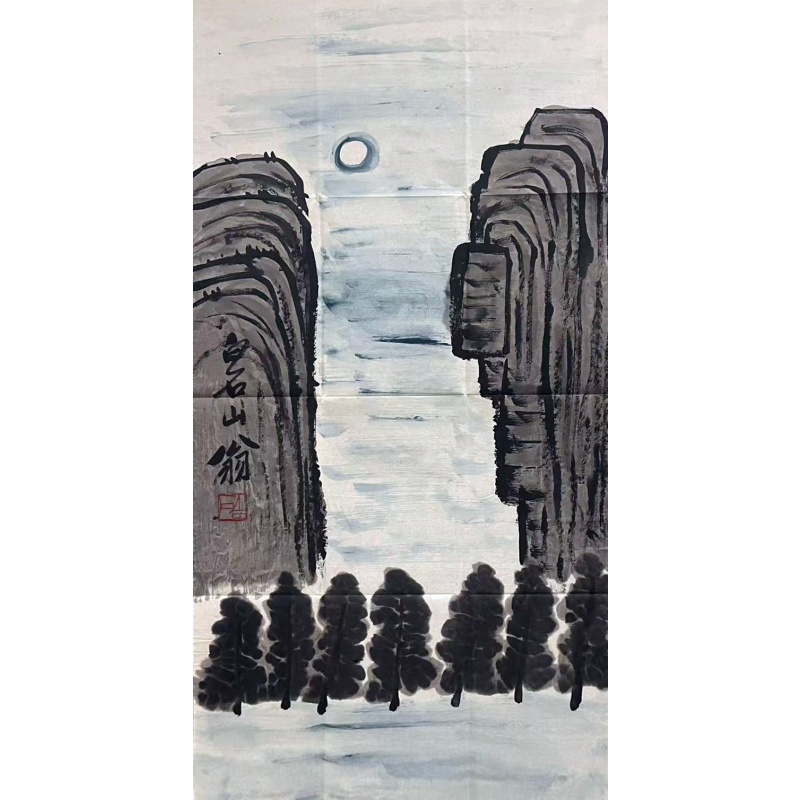 山水 齐白石（款）51424