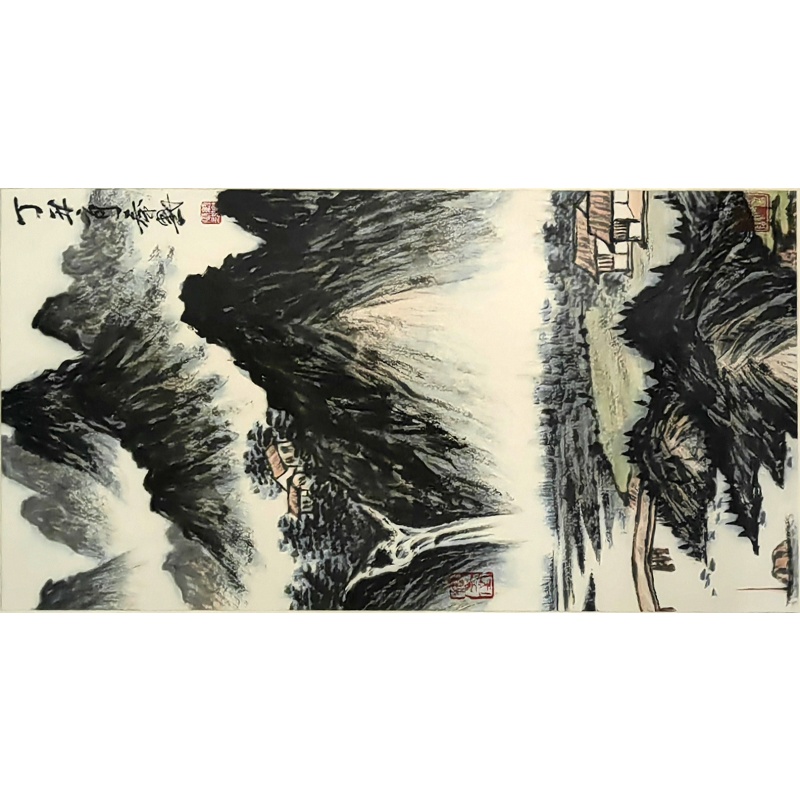 山水画 秦默（款）7229