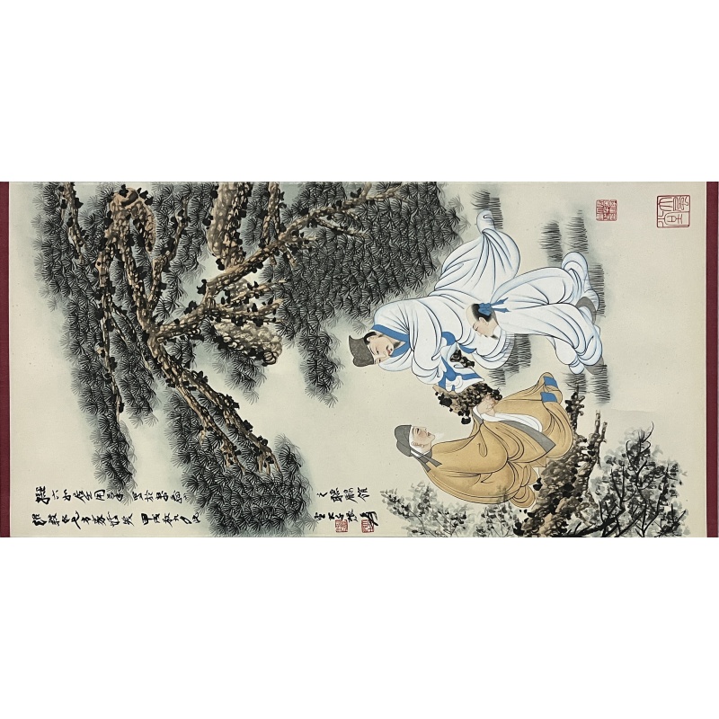 人物图 张大千（款）7919