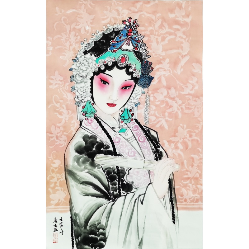 仕女图 李庆友（款）5405