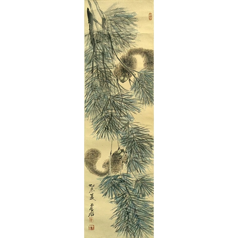 松鼠图 虚谷（款）50633