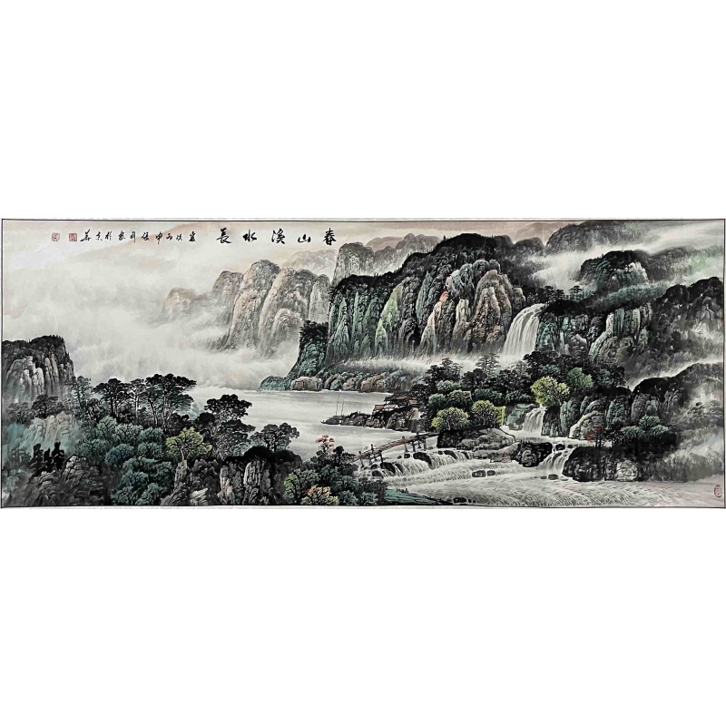春山溪水长 张利（款）7433