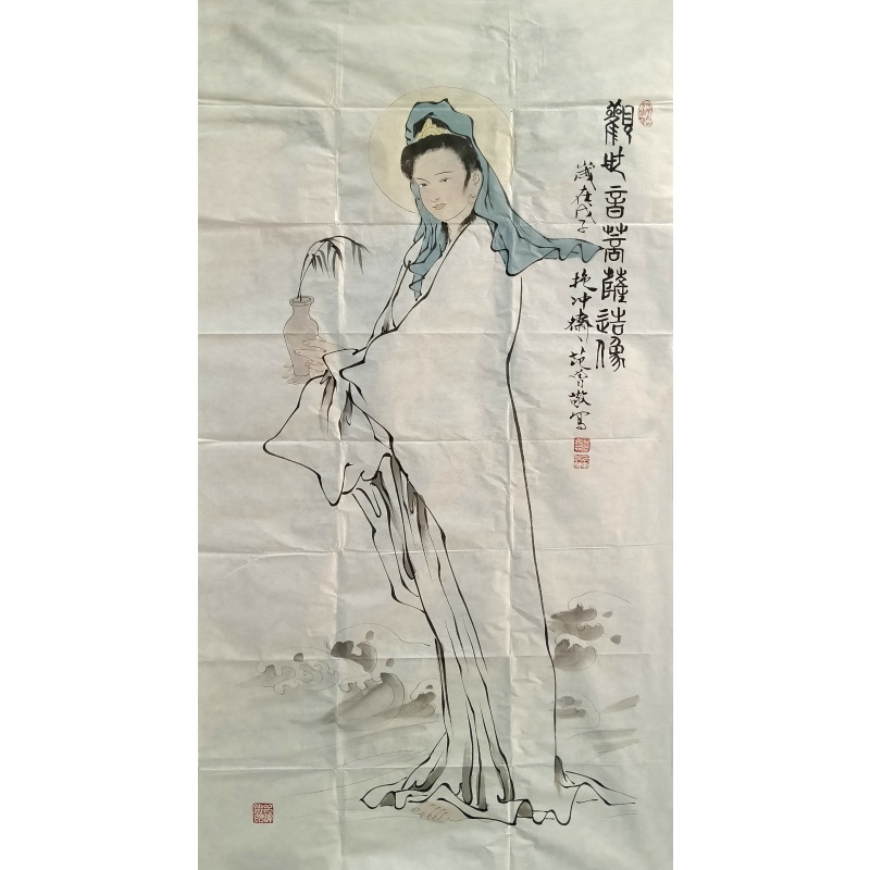 观世音菩萨 范曾（款）7913