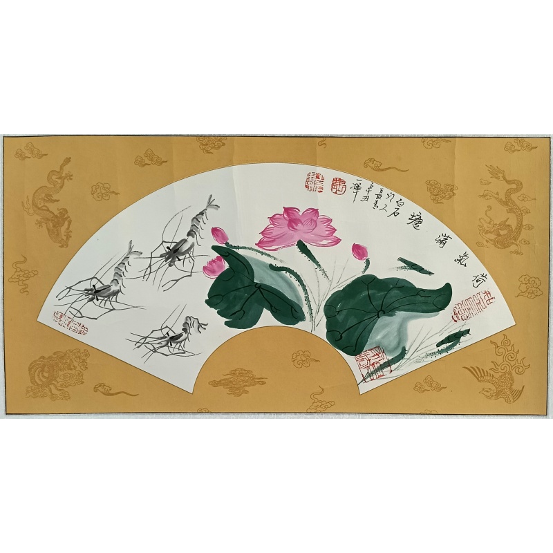 荷气满堂  齐白石（款）7911