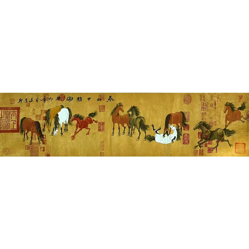 春山十骏图   王志武（款）   5026