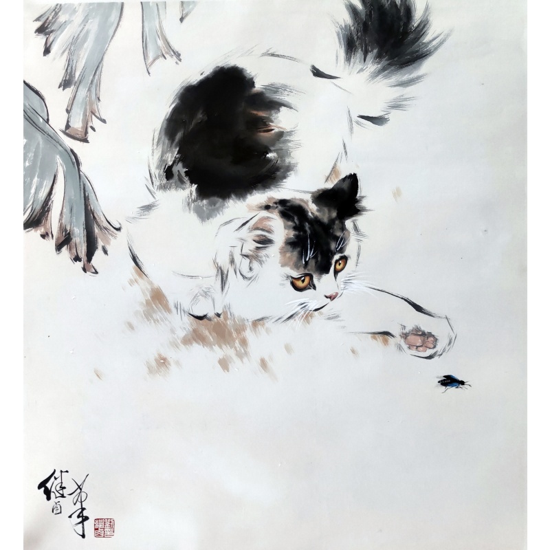 波斯猫  刘继卣（款）7205