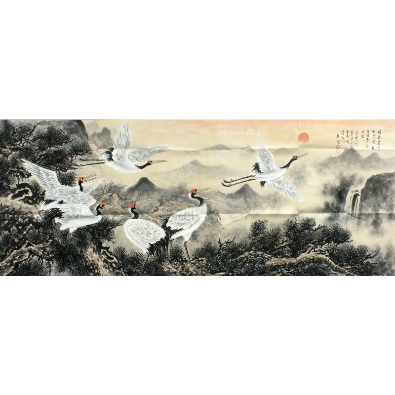 仙鹤图 徐悲鸿（款）5130