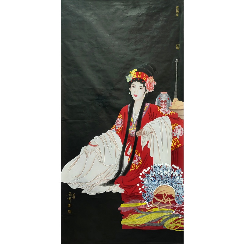 仕女图 崔景哲（款） 8675