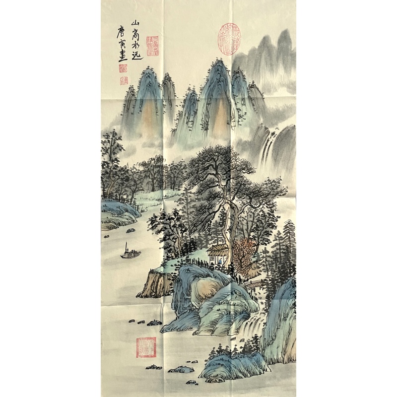 山高水远   唐寅（款）   6877