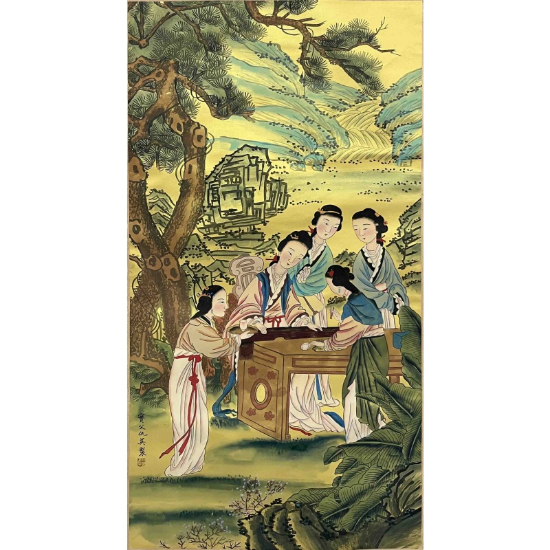 仕女图 仇英（款）8388