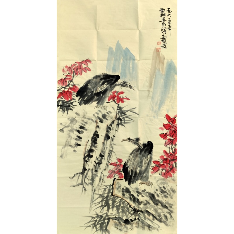 花鸟 潘天寿（款）7831