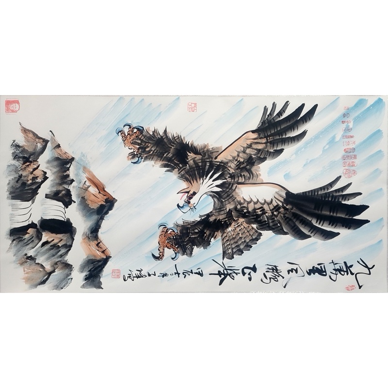 九万里风鹏正举 李子伟（款）50501