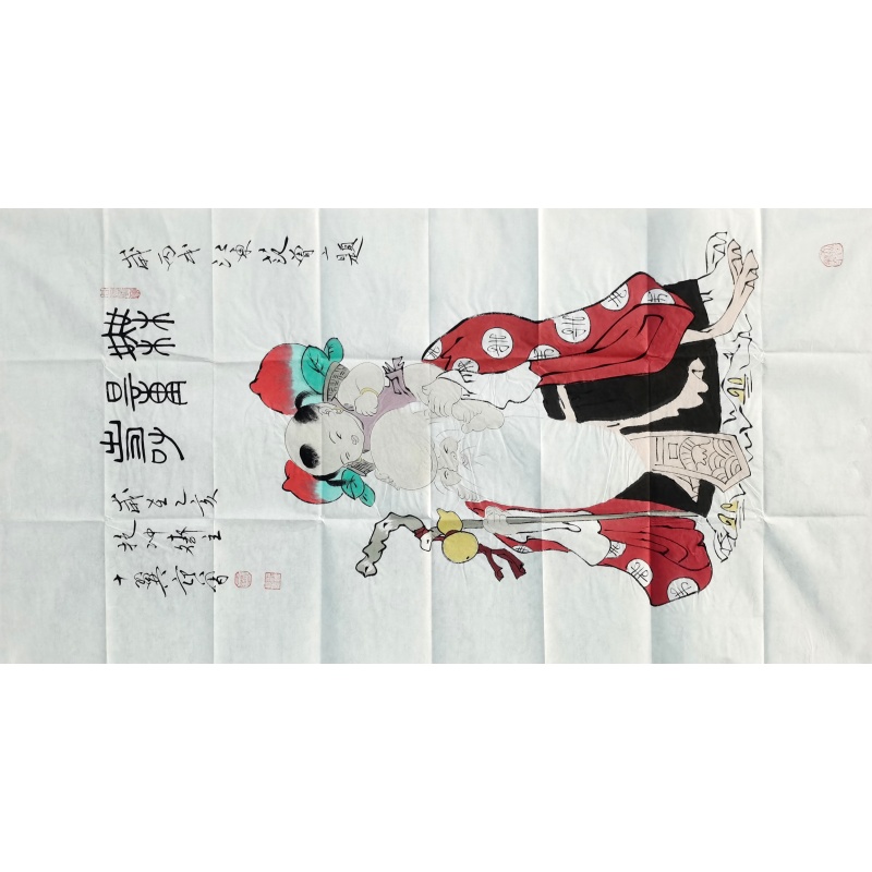 无量寿 范曾（款）6486