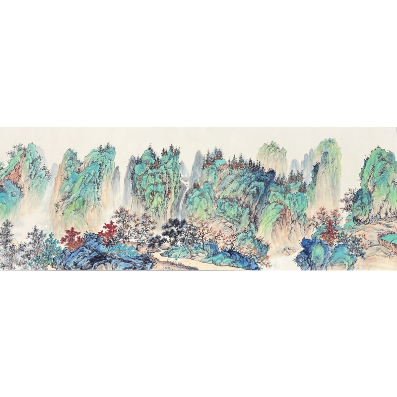 奇峰秀水世外桃源 寇永泉 （款）7002