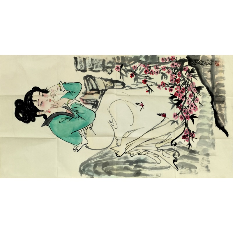 仕女图 伯骅（款）8445