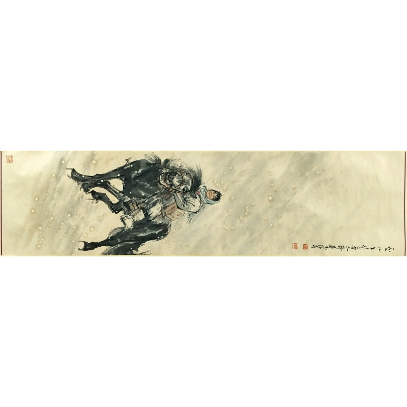 人物驴 黄胄（款）7650