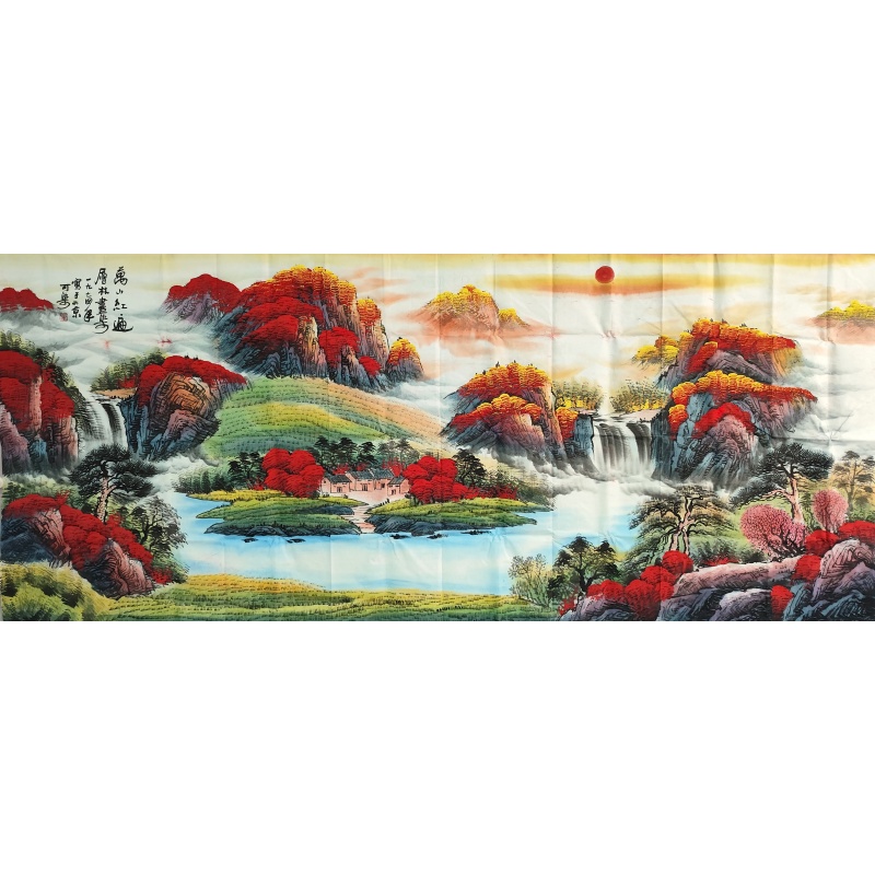 万山红遍5079李可染（款）