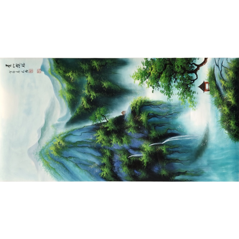 青山揽胜 孙文启（款）6814