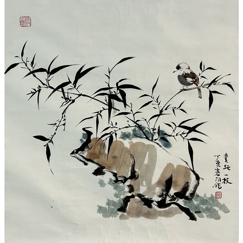 竹子鸟 霍春阳（款）7513