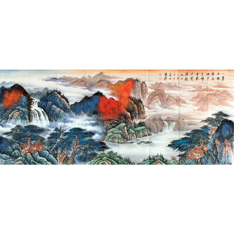 一叶轻舟 张大千（款）8314