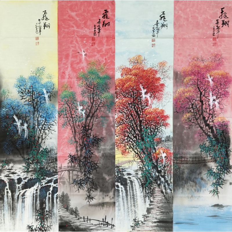 风景画 吴冠中（款）7796