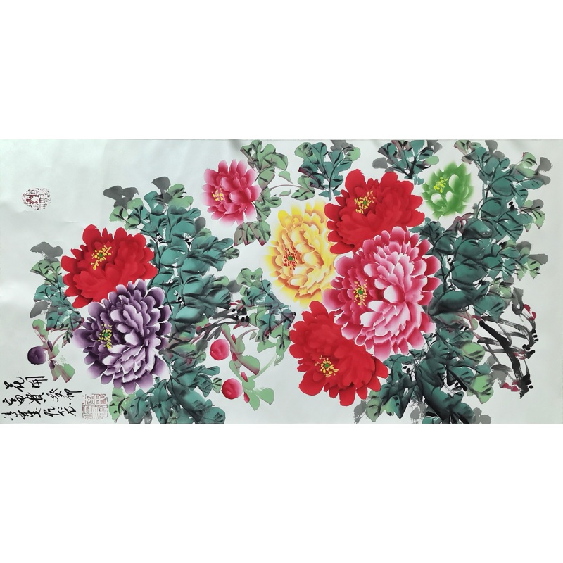花开富贵 季仁书（款）6913