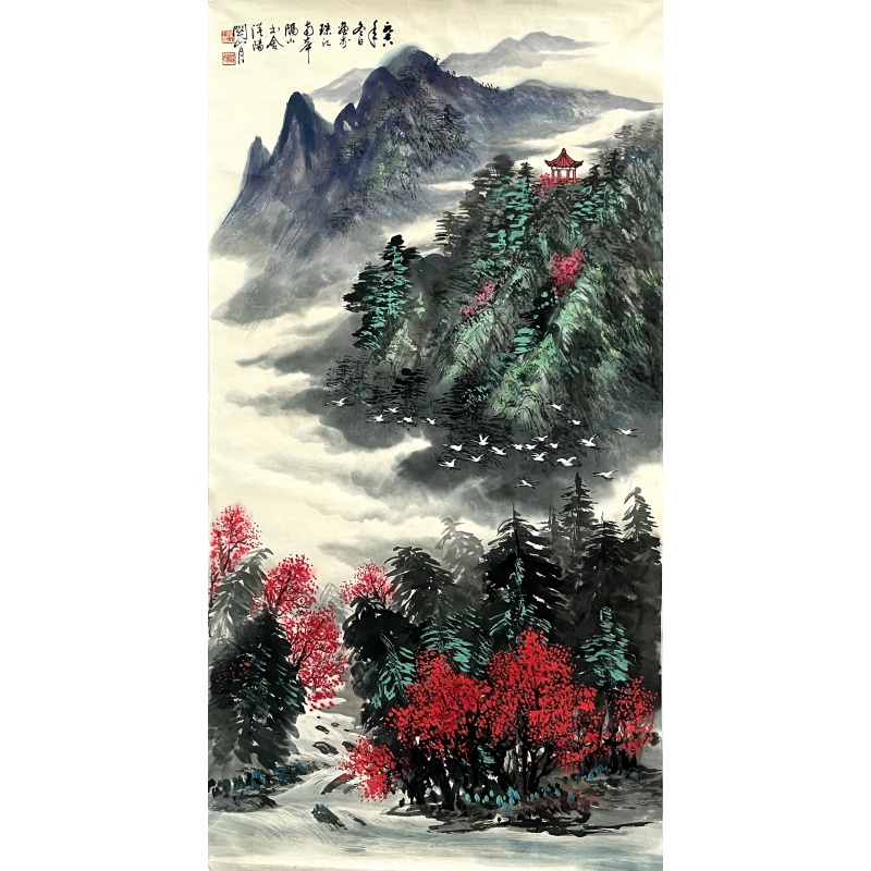 珠江南岸7821关山月（款）