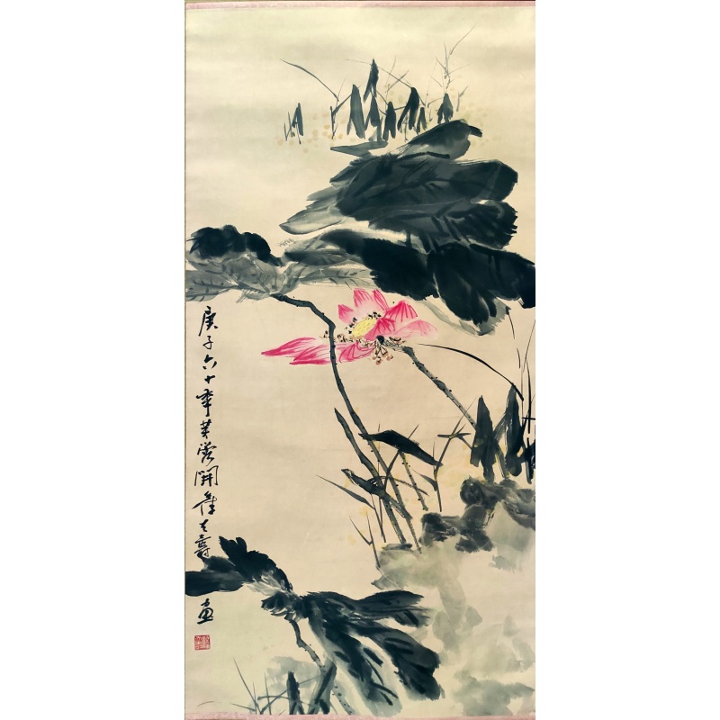 荷花 潘天寿（款）6325