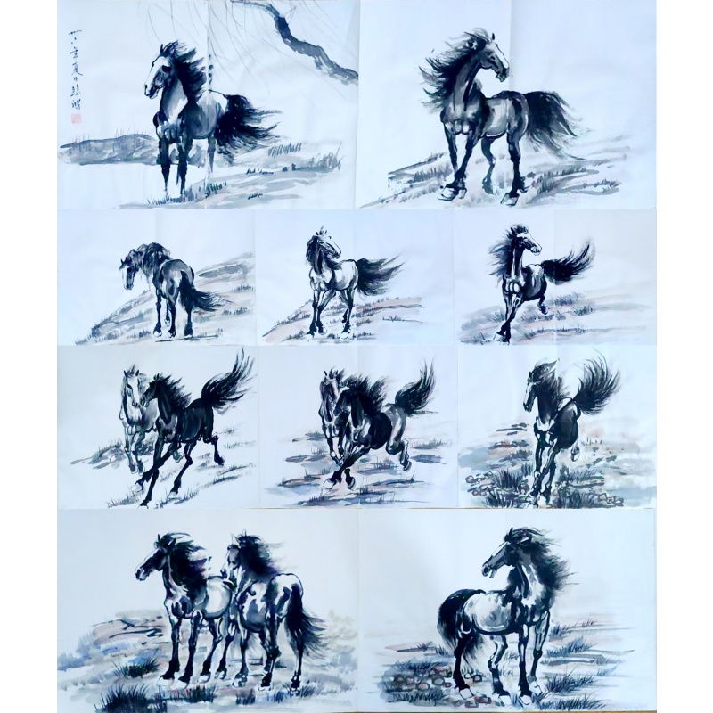 骏马册页   徐悲鸿（款）   51072