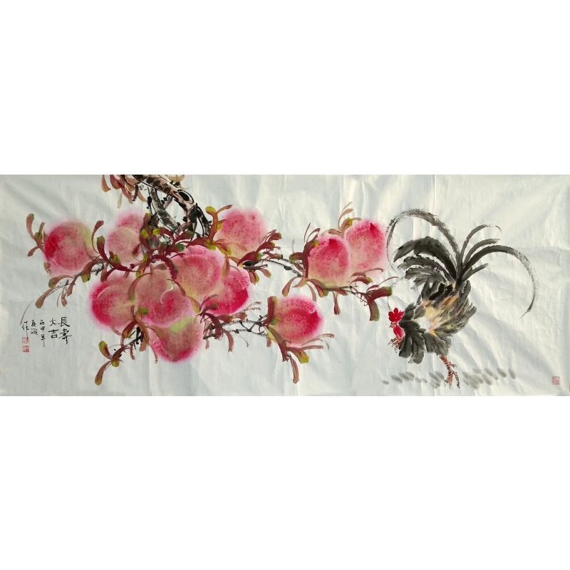 长寿大吉寿桃 崔真硕（款）51219