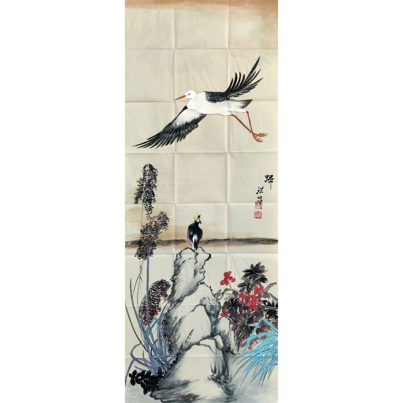 花鸟图  李洪昌（款）  7190