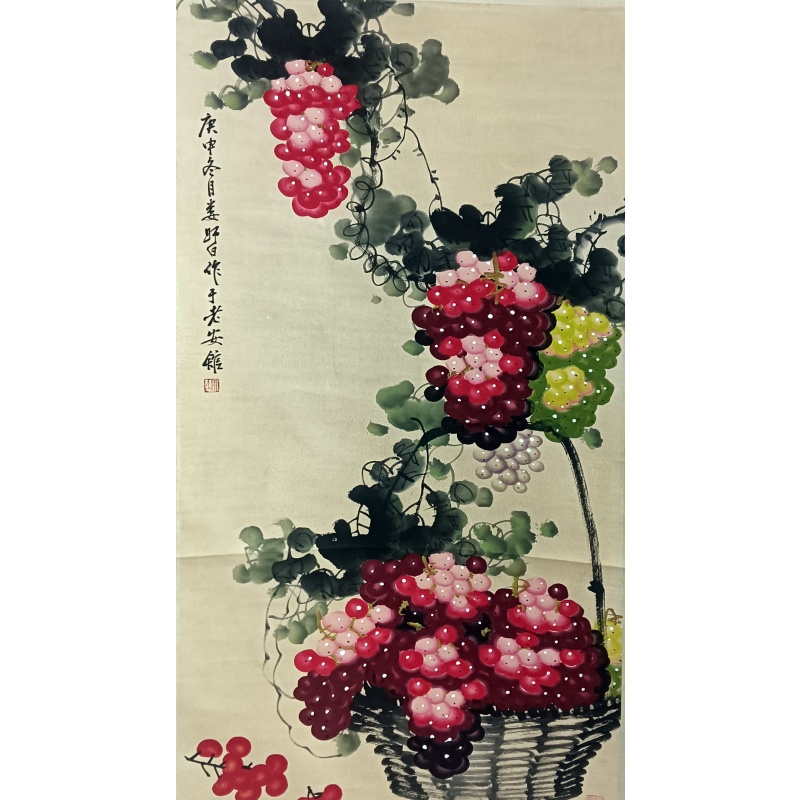 葡萄图 娄师白（款）50011