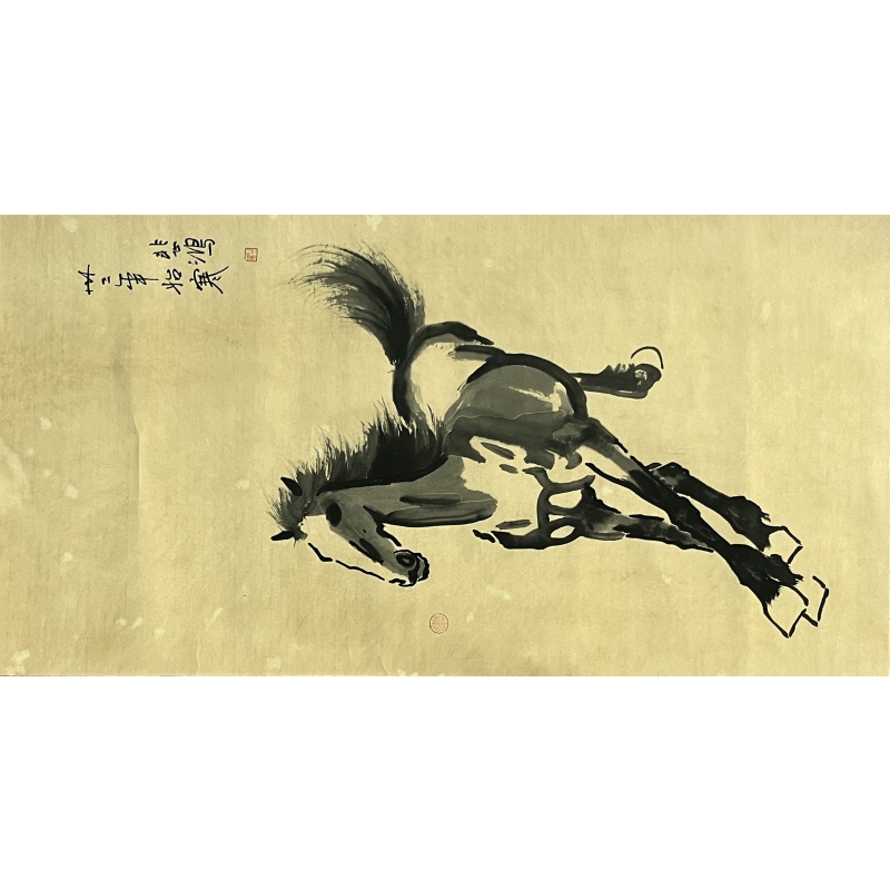 马 徐悲鸿（款）8487