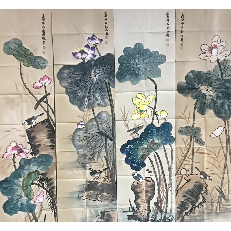 花鸟图 颜伯龙（款）7318