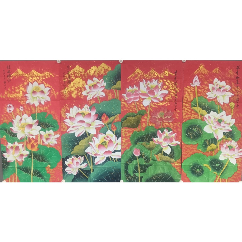 荷香图 张大千（款）7316