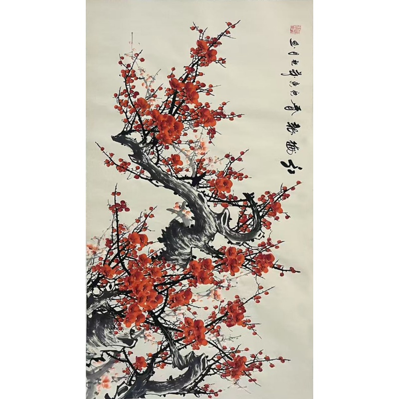梅花红梅迎春图 田成喜（款）51822