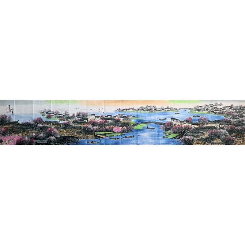 江南水乡  7769  吴贯中（款）