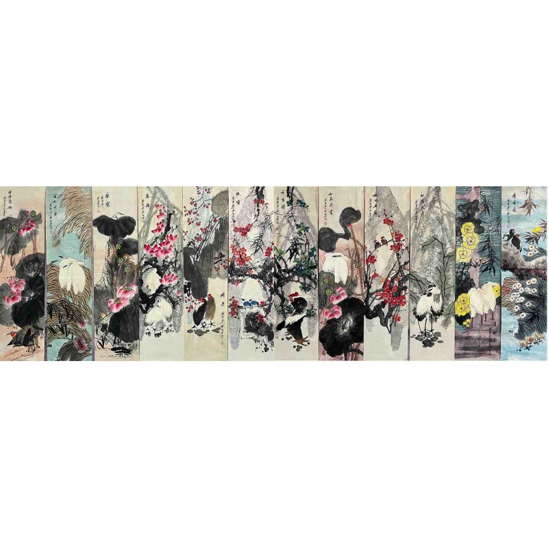 花鸟图 齐白石（款）7432