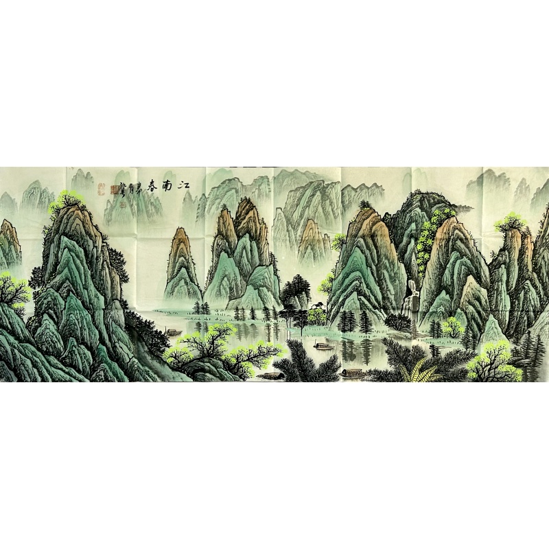 江南春 仇英（款）6798
