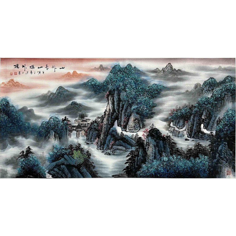 山外青山楼外楼 赵进才（款）6803