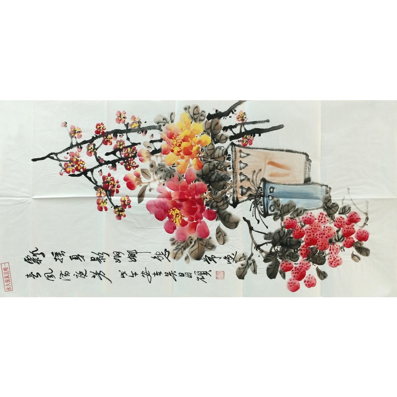 春风满庭芳 吴昌硕（款）8696