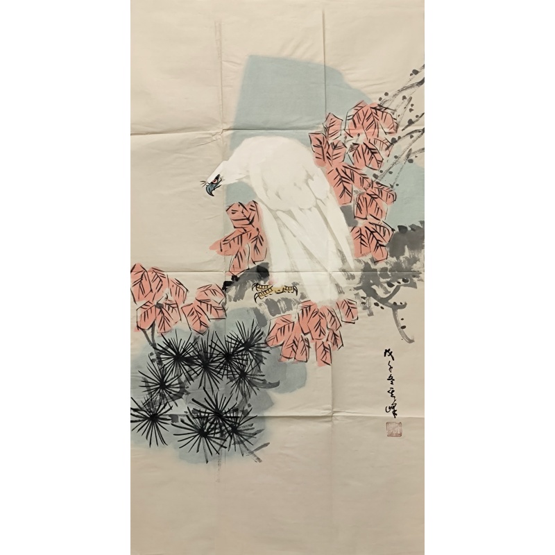 白鹰图 李苦禅（款）6940