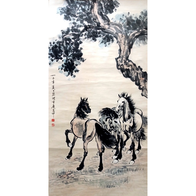 骏马图  徐悲鸿（款）  51919