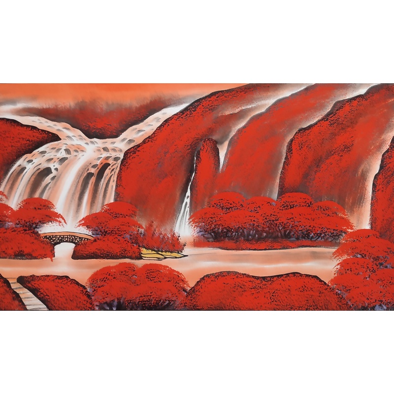 万山红遍 陈根生 李子伟（款）7747