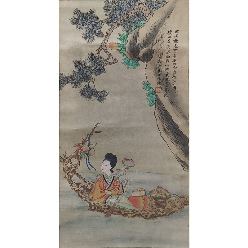 仕女图 吴道子（款） 7869