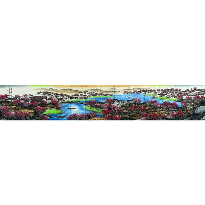 江南古宅  吴冠中（款）